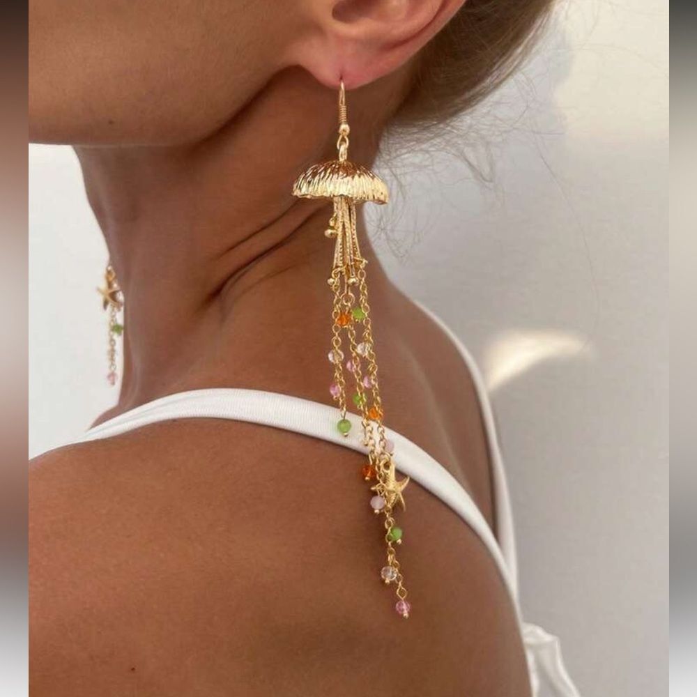 Multicolor Dangle Earrings #1678 - image 1